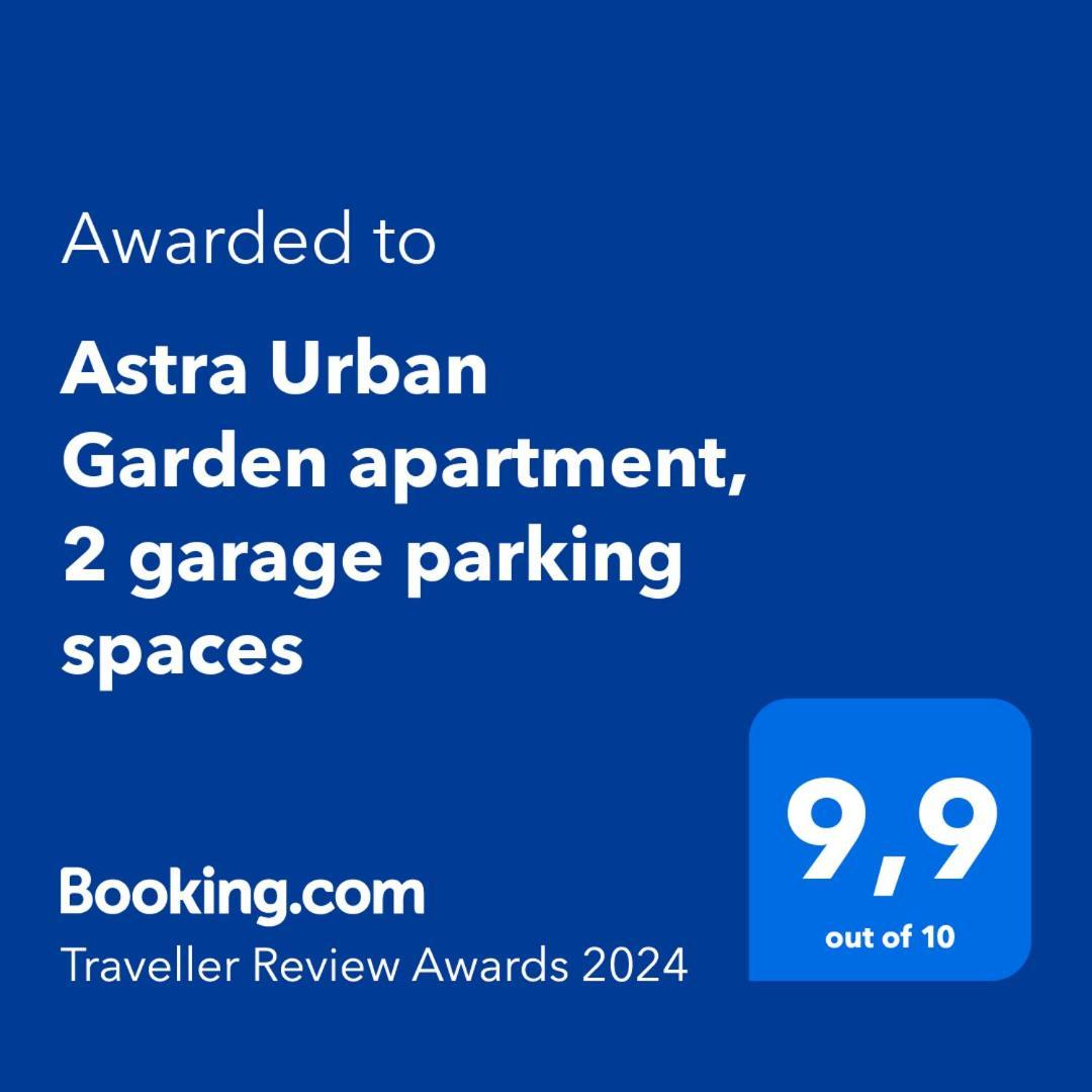 Astra Urban Garden Apartment, 2 Garage Parking Spaces Zagreb Exterior foto
